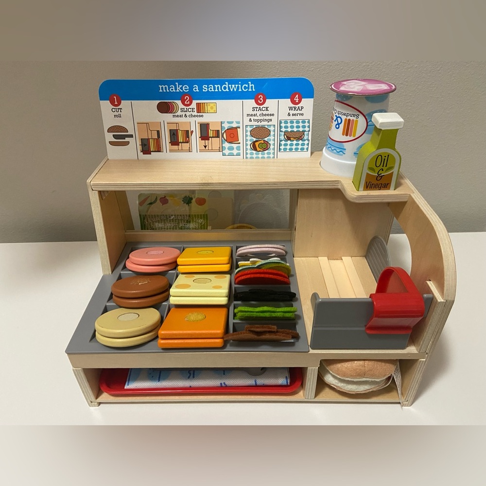 Melissa & Doug Slice and Stack Sandwich Counter